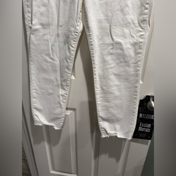NWT Madewell The Perfect Vintage Crop Jean in White Size 31 - Picture 2 of 6